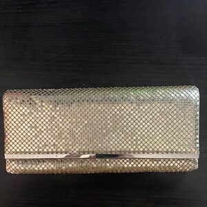 Jessica McClintock Elegant Gold Clutch Bag